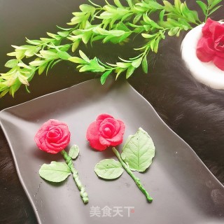 巧克力玫瑰花的做法步骤：19