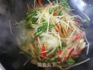 家常土豆丝的做法步骤：10