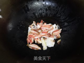 腊肉香蒜炒豆丝的做法步骤：4