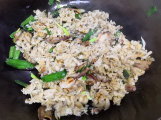 腊肉香蒜炒豆丝的做法步骤：10