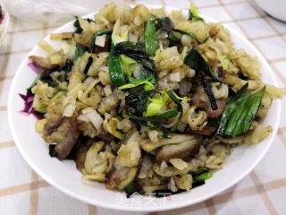 腊肉香蒜炒豆丝的做法步骤：12