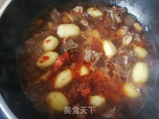 小土豆炖牛腩的做法步骤：13