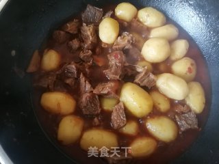 小土豆炖牛腩的做法步骤：15