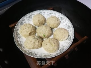 清蒸素丸子的做法步骤：6