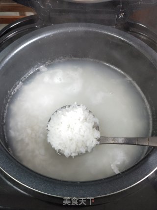 香菇豌豆滑鸡粥的做法步骤：4