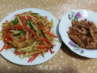 三丝鸡肉卷的做法步骤：10