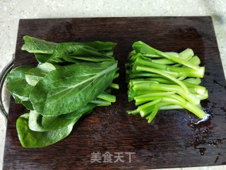 豆腐浇青菜的做法步骤：2