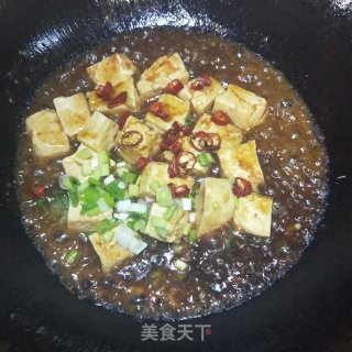 豆腐浇青菜的做法步骤：9