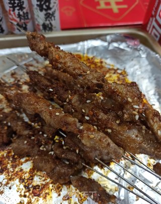 烤羊肉串的做法步骤：6