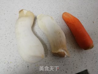 素炒杏鲍菇的做法步骤：1