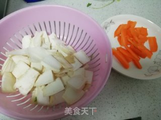 素炒杏鲍菇的做法步骤：2