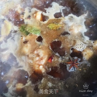 番茄油豆腐炖牛腩的做法步骤：9