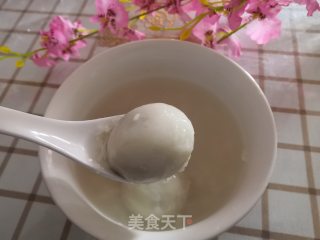 米酒芝麻汤圆的做法步骤：7