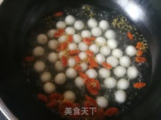 桂花枸杞小汤圆的做法步骤：7