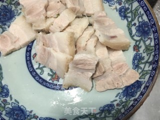 青椒回锅肉的做法步骤：3