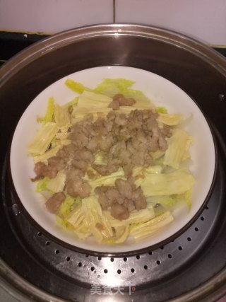 肉末蒸腐竹的做法步骤：6