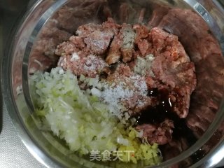 牛肉胡萝卜包子的做法步骤：3