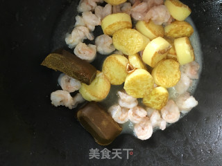 咖喱玉子豆腐虾仁的做法步骤：6