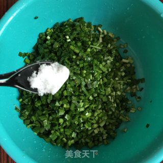 香干韭菜鸡蛋盒子的做法步骤：7