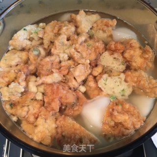 炸肉圆菜头汤的做法步骤：4