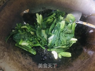 豆豉油麦菜的做法步骤：7