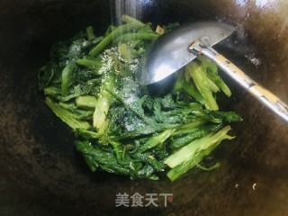 豆豉油麦菜的做法步骤：8