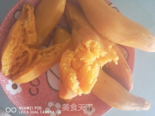 微波炉版烤地瓜-街边美食的做法步骤：6