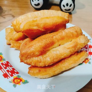 酵母版香酥油条的做法步骤：10