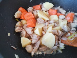 咖喱鸡腿肉的做法步骤：7