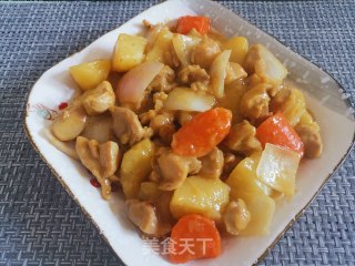 咖喱鸡腿肉的做法步骤：10