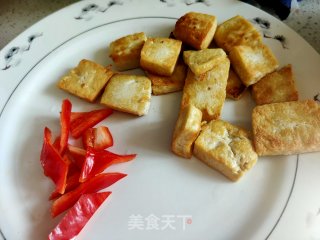 肉片韭菜炒豆腐的做法步骤：7