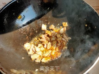 肉片韭菜炒豆腐的做法步骤：10