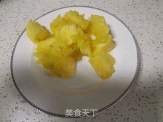 面包碗红咖喱菠萝鸡的做法步骤：6