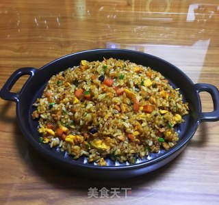 老干妈火腿炒饭的做法步骤：10