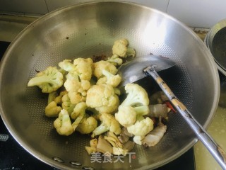 干锅菜花的做法步骤：7