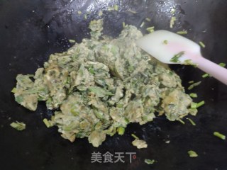  早春美味  香椿炒鸡蛋的做法步骤：7