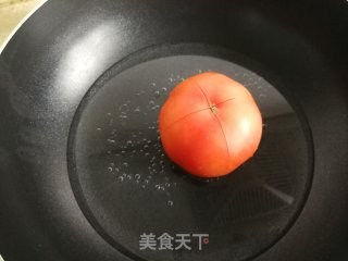 番茄炒花菜的做法步骤：2