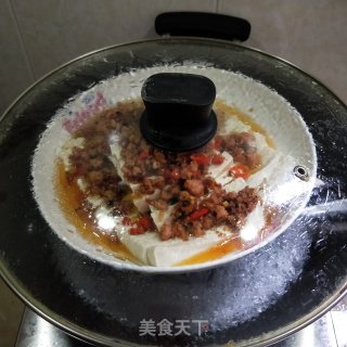 肉末蒸豆腐的做法步骤：10