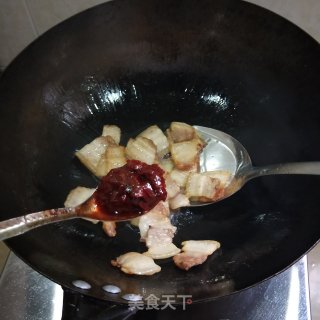 蒜香青椒回锅肉的做法步骤：10