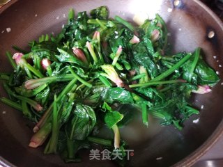 蒜蓉菠菜的做法步骤：5