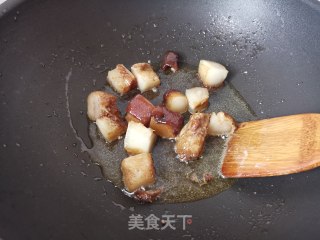 腌肉炖豆角的做法步骤：4