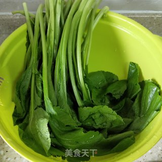 蚝油春菜的做法步骤：1