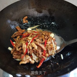 尖椒肉丝的做法步骤：9