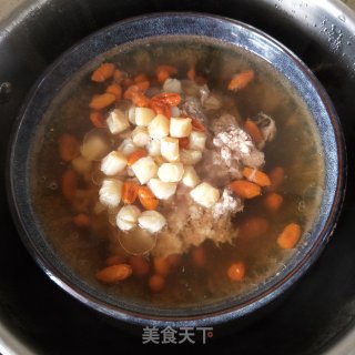 瑶柱枸杞肉末汤的做法步骤：7