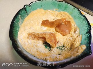 韩式炸鸡生菜水果沙拉的做法步骤：7