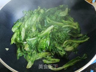 蒜香蚝油生菜的做法步骤：3