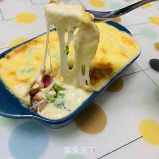 芝士焗饭的做法步骤：15