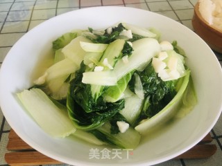 清炒小白菜的做法步骤：6