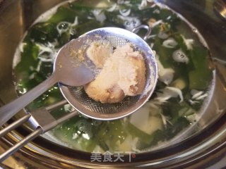 海带芽豆腐汤的做法步骤：7