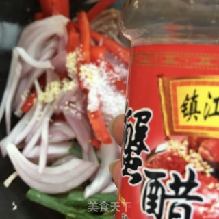 肉丝老虎菜的做法步骤：15